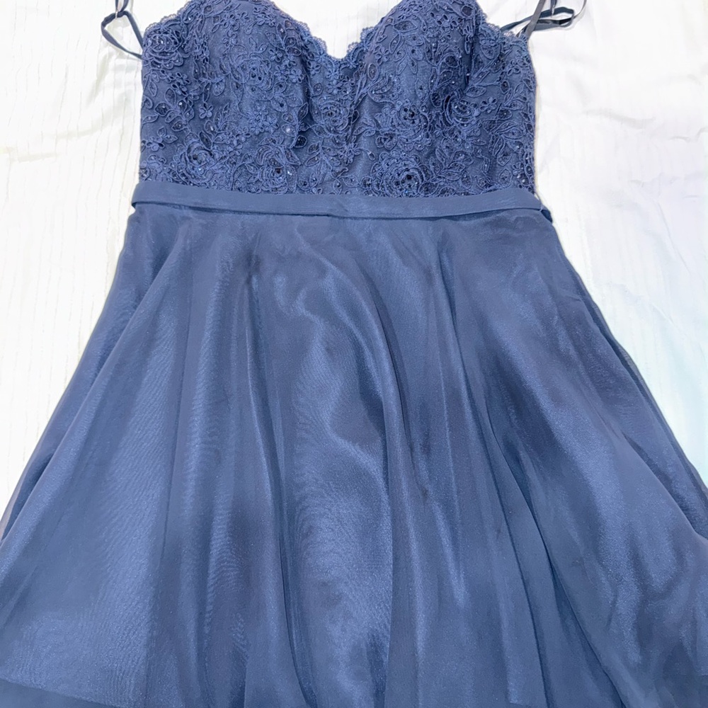 Alyce Paris Midnight Blue Lace Chemise
